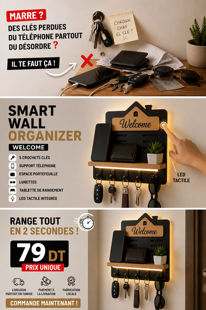 Smart Wall Organizer LED