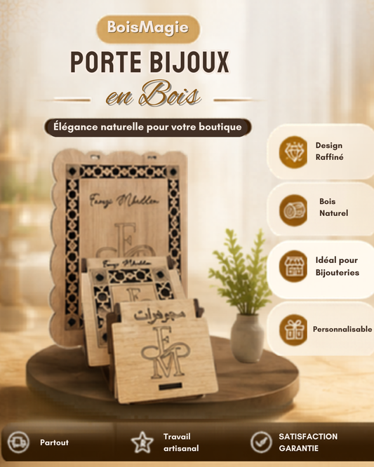 Box bijoux MDF personnalisables