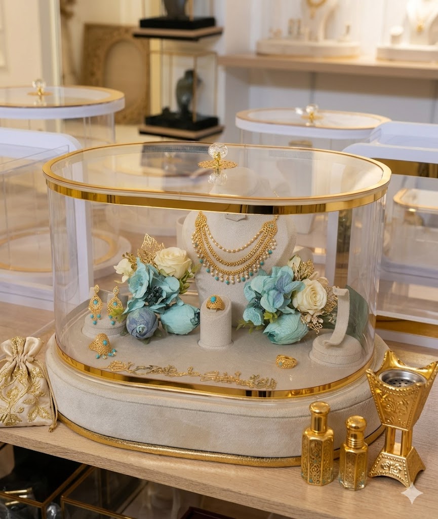 Un coffret de trousseau en plexiglas